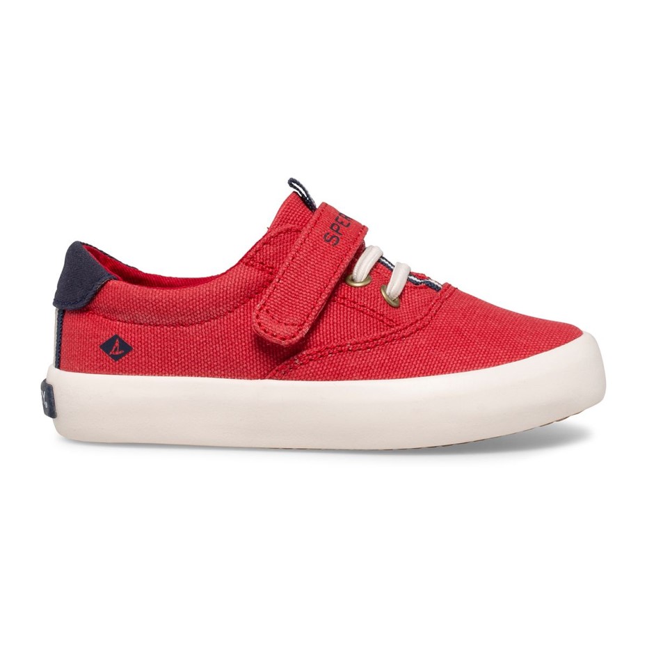 Sperry Spinnaker Lavable Júnior Sneaker Rojo