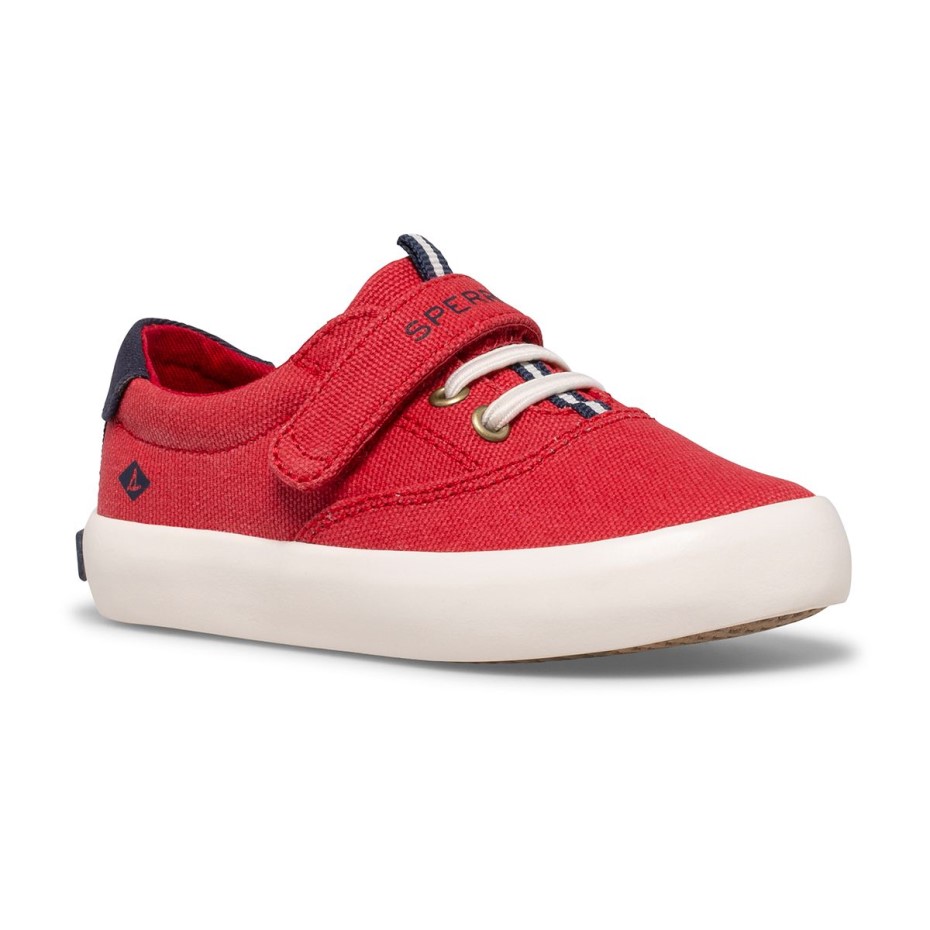 Sperry Spinnaker Lavable Júnior Sneaker Rojo