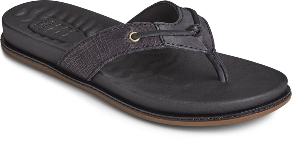 Chanclas Sperry Waveside Plushwave Negras