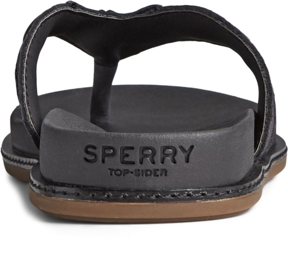 Chanclas Sperry Waveside Plushwave Negras