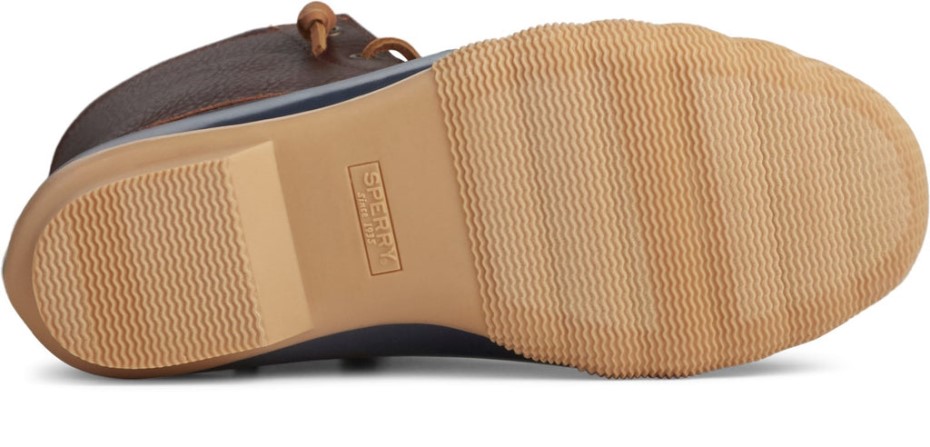 Sperry Saltwater Duck - Botas Meteorológicas Para Mujer, Color Azul Marino