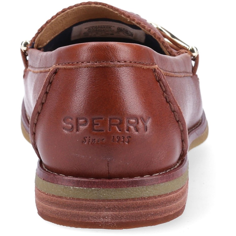 Sperry Seaport Penny - Mocasines Con Grillete Para Mujer, Color Tostado