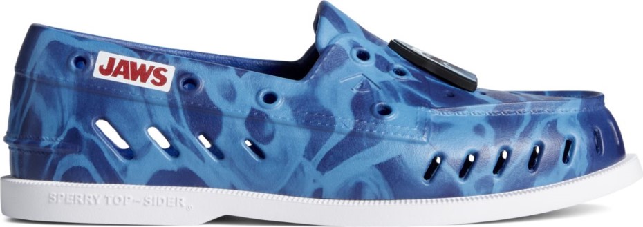 Sperry X Mandíbulas Auténtico Original Barco Flotador Zapato Azul Sperry