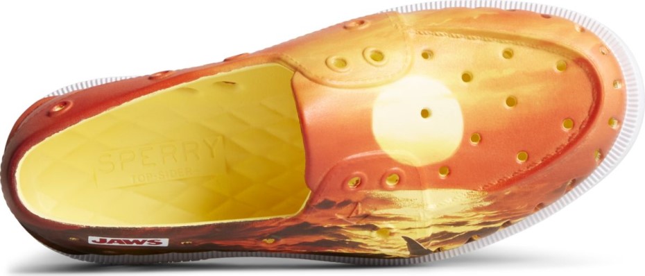 Sperry X Mandíbulas Auténtico Original Barco Flotador Sperry Naranja