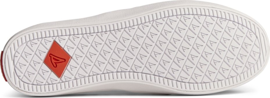 Sperry X Mandíbulas Crest Twin Gore Stripe Zapatillas Sin Cordones Sperry Rojo