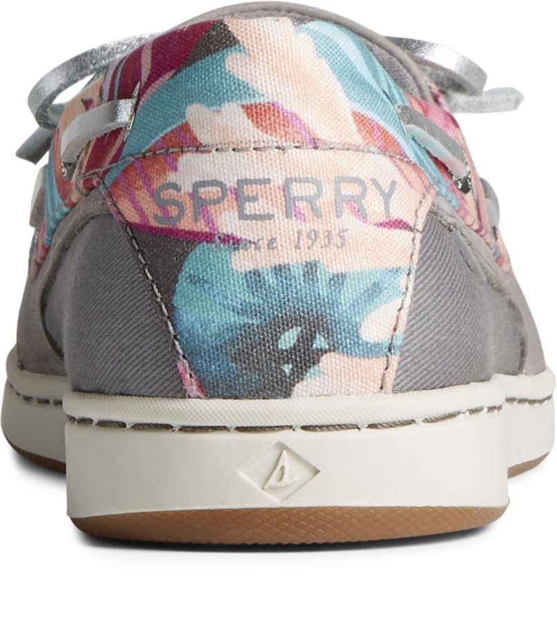 Estrella De Mar Coral Floral Náutico Gris Sperry Multi