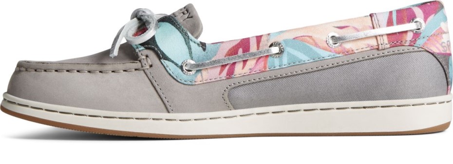 Estrella De Mar Coral Floral Náutico Gris Sperry Multi