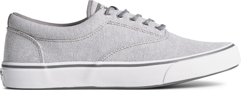 Zapatilla De Deporte De Sarga Lavada Cvo Striper Ii Gris Sperry
