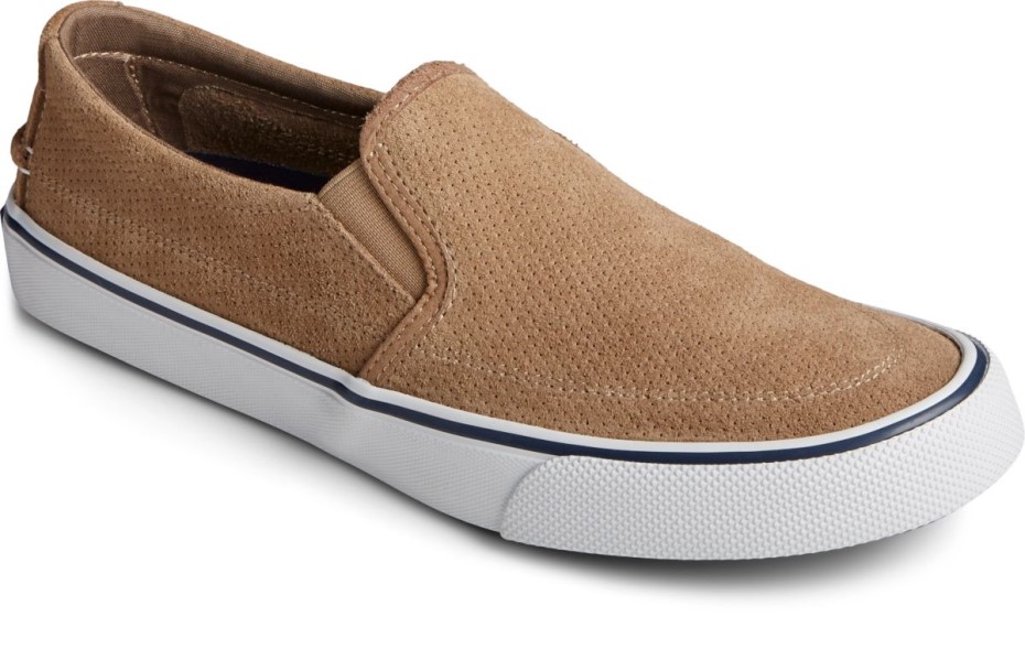 Zapatillas Sin Cordones Perforadas Striper II Twin Gore Sperry Taupe