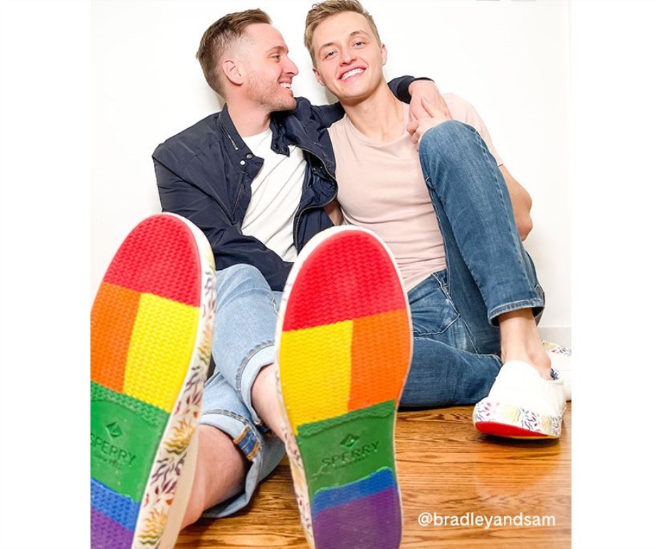 Zapatillas Sin Cordones Striper Ii Twin Gore Pride Blanco Multi Sperry