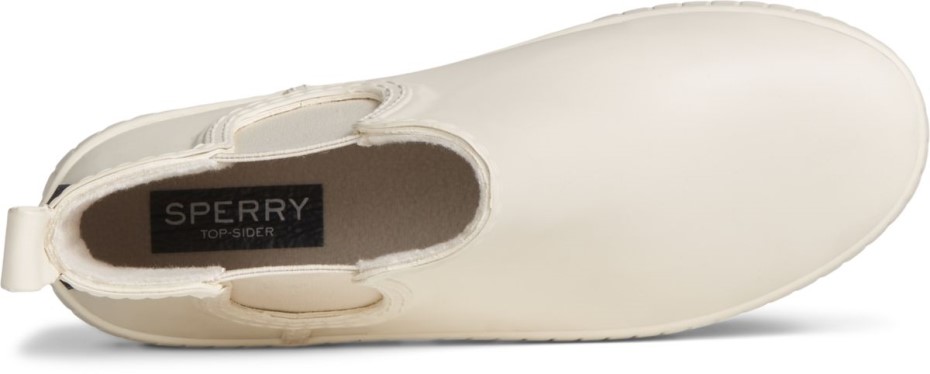 Botas De Lluvia De Goma Mate Torrent Chelsea Blanco Sperry