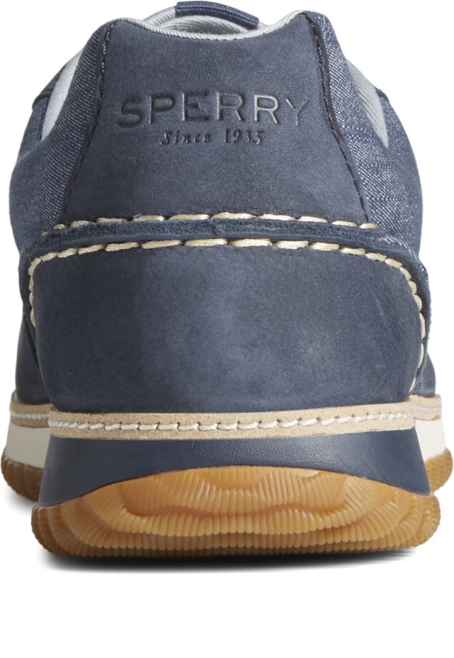 Entrenador De Felpa De La Onda De La Zapatilla De Deporte Sperry Azul Marino