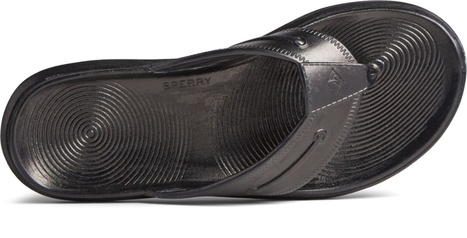 Flip Flop De Barlovento Negro Sperry