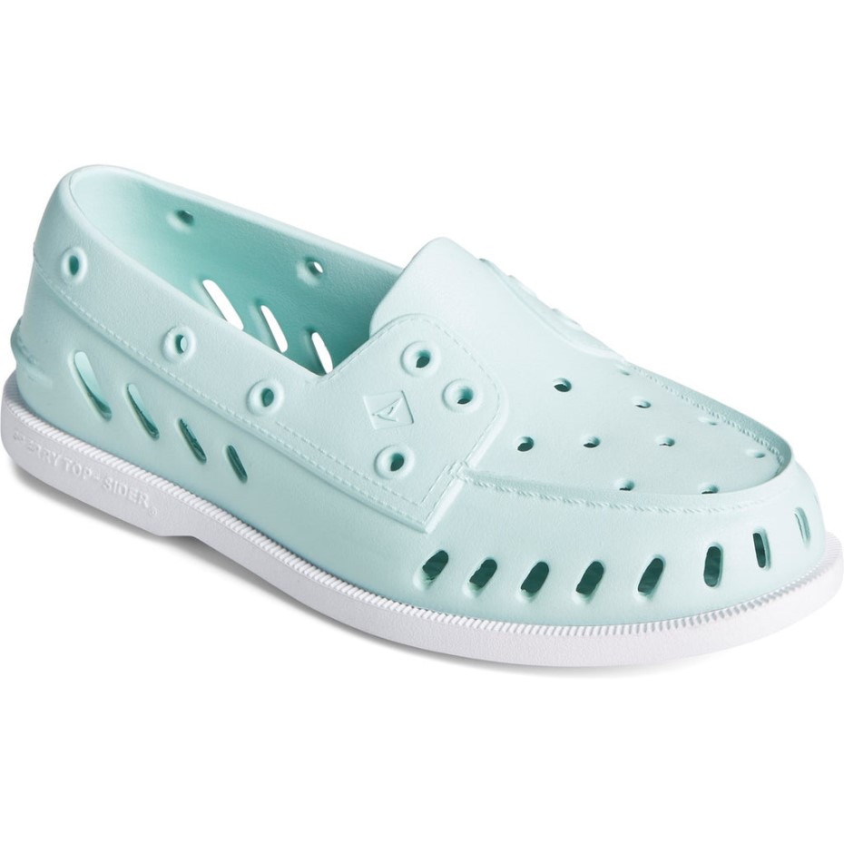 Náutico Mujer Original Auténtico Azul Sperry Claro