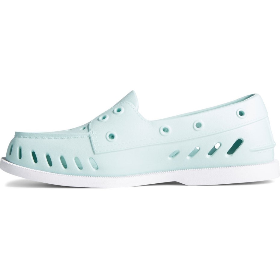 Náutico Mujer Original Auténtico Azul Sperry Claro