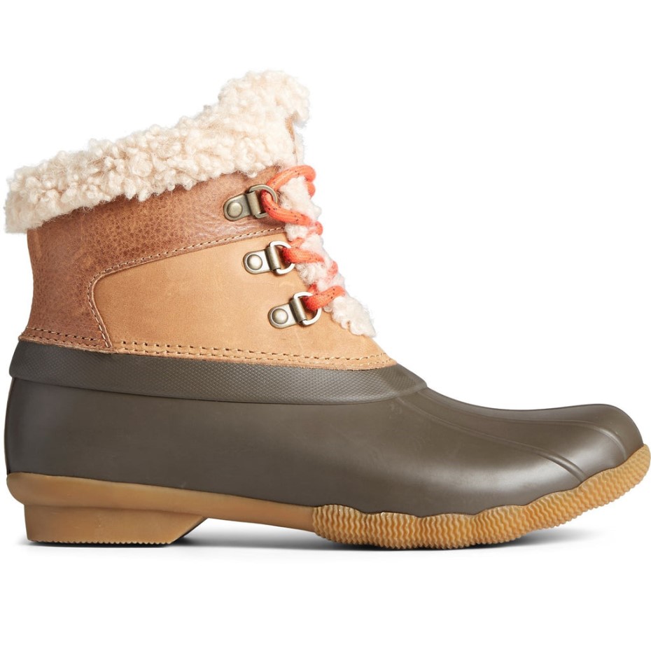 Botines Alpinos De Agua Salada Para Mujer Sperry Tan