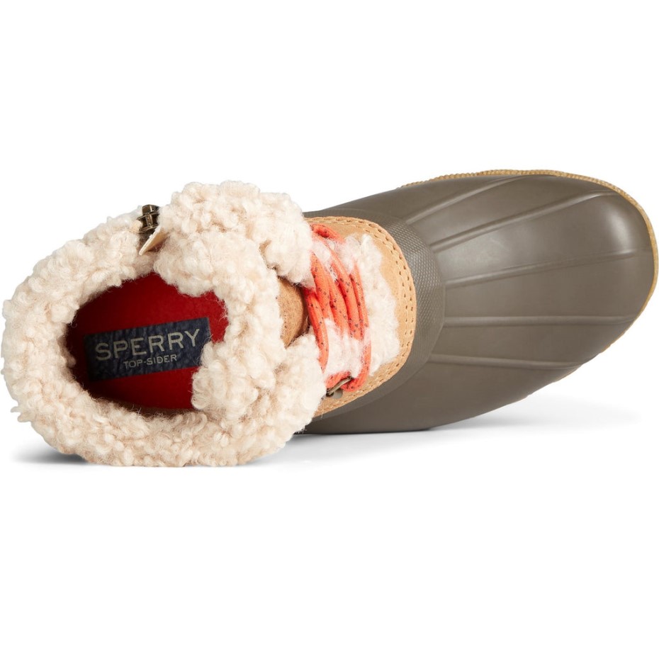 Botines Alpinos De Agua Salada Para Mujer Sperry Tan