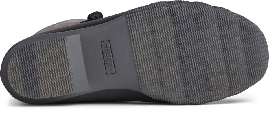 Bota De Caña Media Saltwater Core Para Mujer Negro Gris Sperry