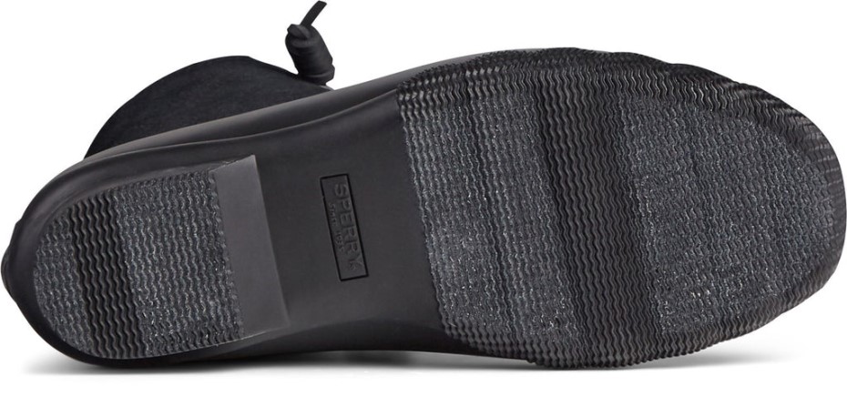 Bota De Agua Salada Para Mujer Sperry Negra