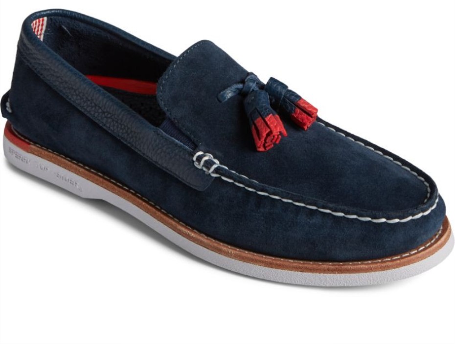 Mocasines De Hombre Sperry De Piel Original Autentica Con Borlas