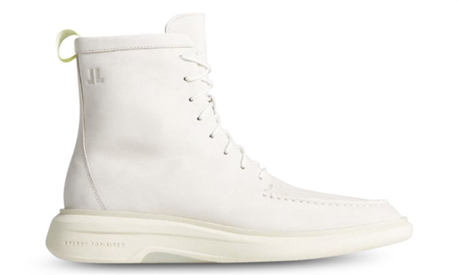 Sperry X John Legend Commodore Plushwave Para Hombre Bota Blanco Sperry