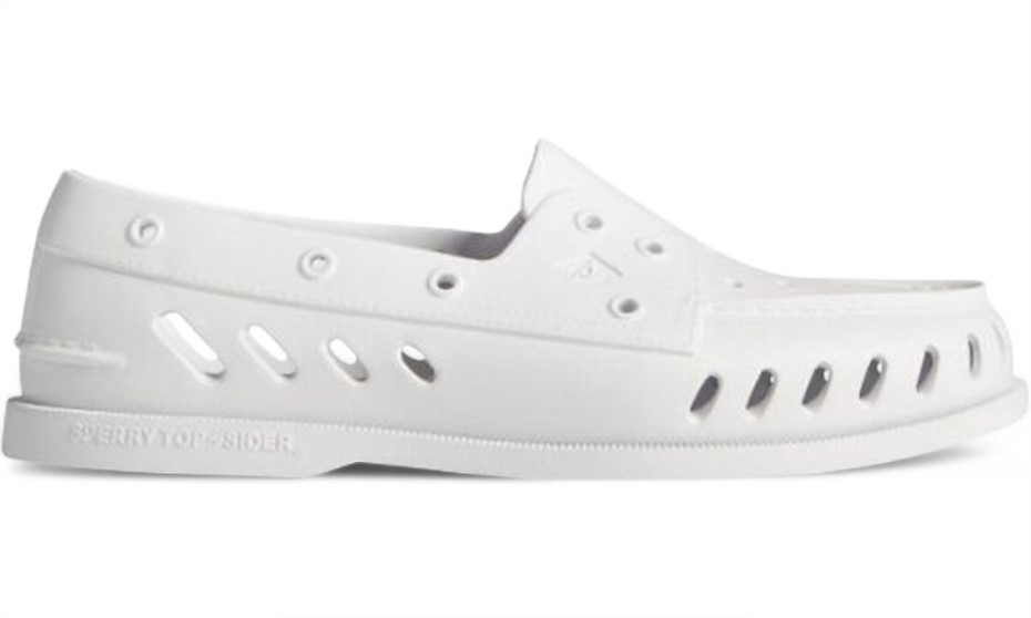 Sperry Auténtico Original Flotador De Hombre Blanco