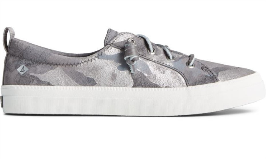Sperry Crest Vibe Camo Metallic - Zapatillas De Deporte Para Mujer, Color Gris