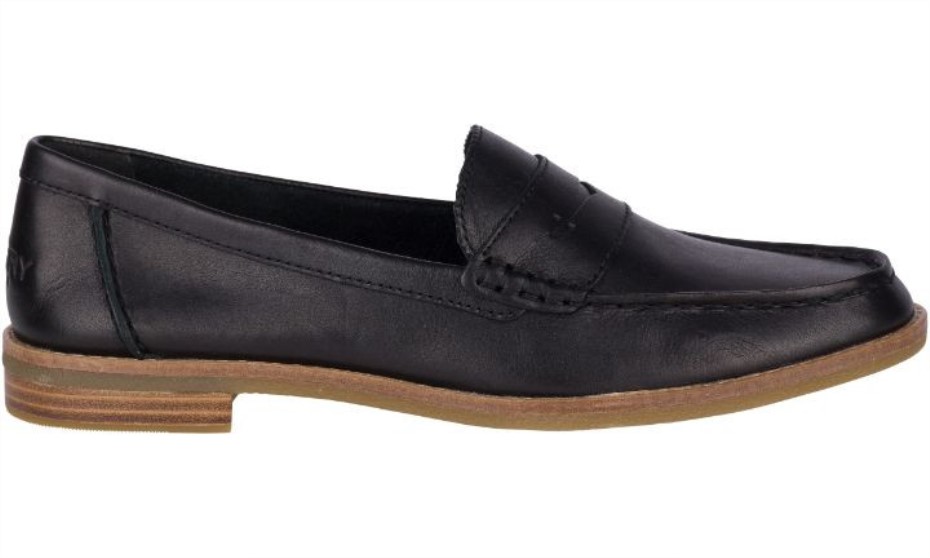 Sperry Negro Del Penique Del Puerto Marítimo De Las Mujeres